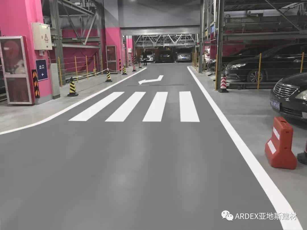 體驗升級！本色水泥基自流平系統(tǒng)重塑2萬平地下車庫，不僅僅是感官