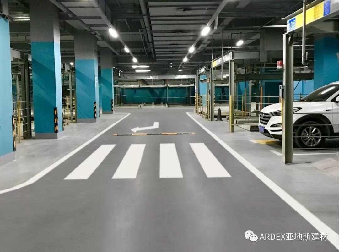體驗升級！本色水泥基自流平系統(tǒng)重塑2萬平地下車庫，不僅僅是感官